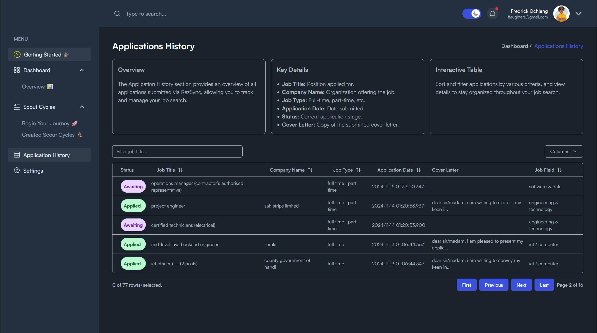 Real-time Progress Analytics